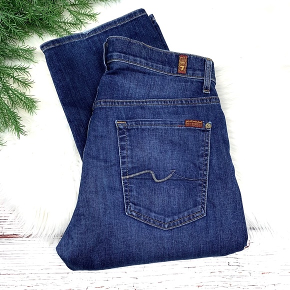 👖|•7FAM•| Luxe Performance Austyn Relaxed Straight Jeans 33x34👖 - Picture 2 of 10